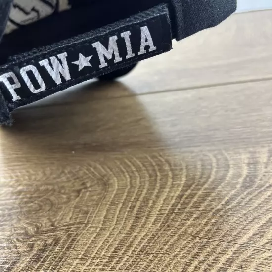 POW MIA Hat Not Forgotten Hat Black Hat Adjustable Adult Size Hat Black Cap