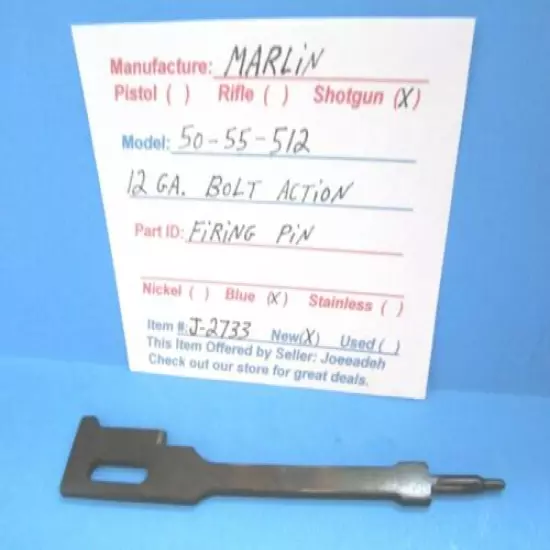 MARLIN 50-55-512 12 GA. BOLT ACTION (FIRING PIN) (J-2733)