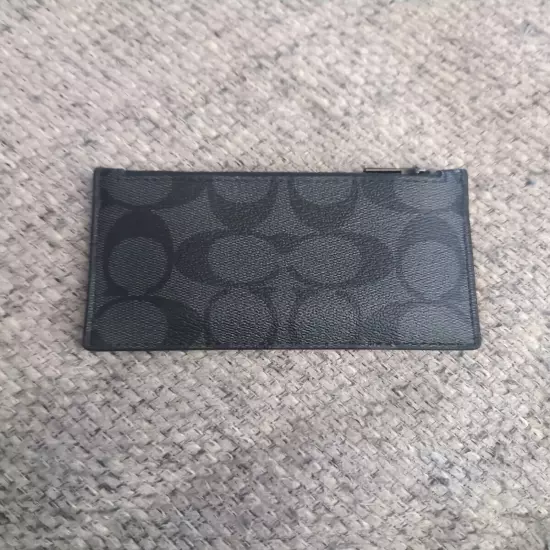 mens coach zip wallet