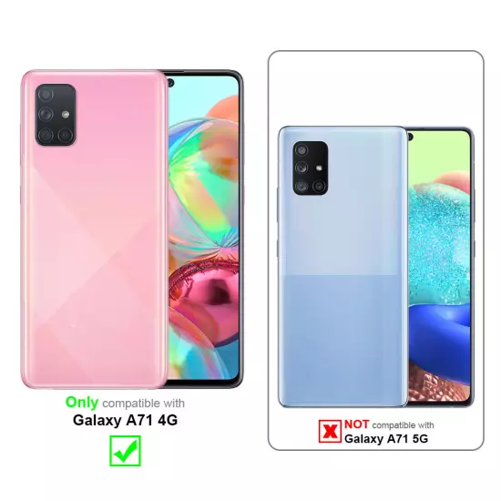 Case for Samsung Galaxy A71 4G Protection Phone Cover TPU Silicone Liquid