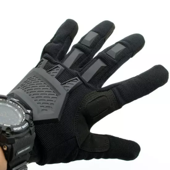 Men's Touch Screen Full Finger Outdoor Cycling Sports Military Tactical Gloves