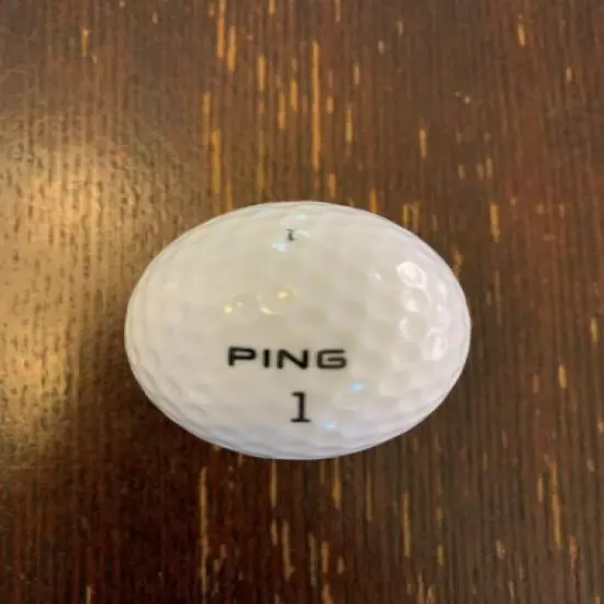 Ping Golf Ball - Very Early Ball "PING" 1 - Upside Down "1" and small "o"