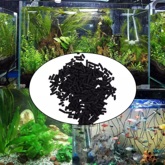 1 Bag of 100g Activated Carbon Charcoal Pellets Aquarium Filters Fish Tank US