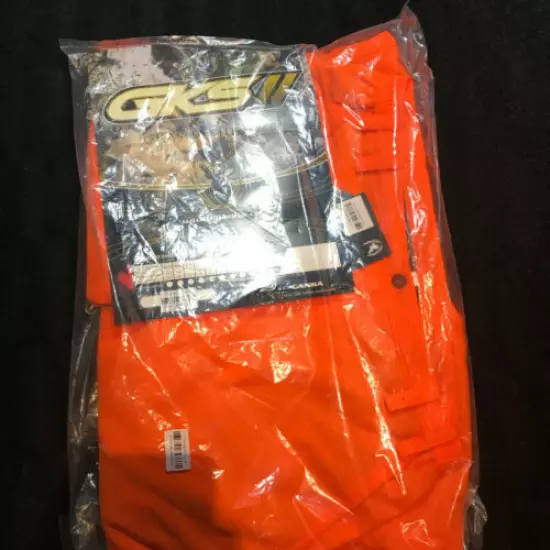 GKS Ganka Pants Hi-Vis Orange Hunting High Visibility MENS Size S SMALL 34-36"