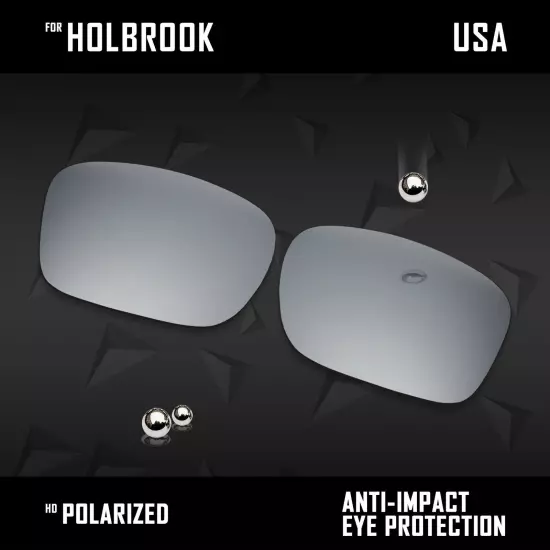 Anti Scratch Polarized Replacement Lenses for-Oakley Holbrook OO9102 Options