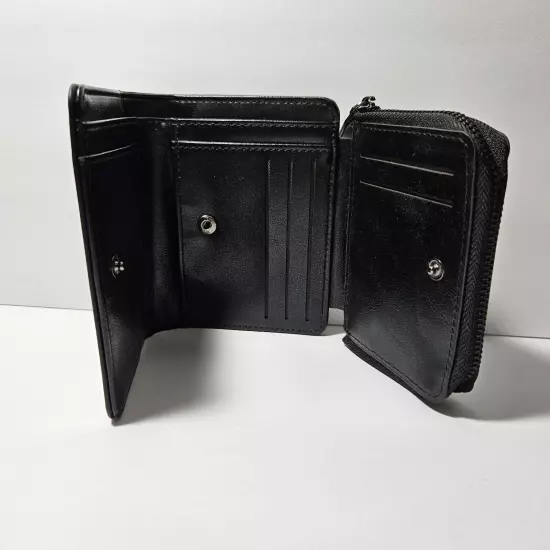 Baellerry Black Men's /Women's Wallet Faux Leather