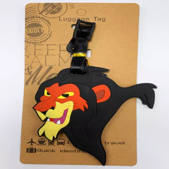 4 Styles Disney The Lion King PVC Travel Baggage Backpack Suitcase Luggage Tags