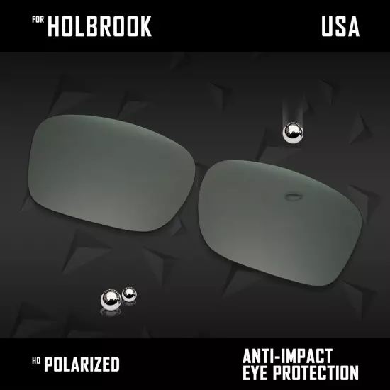 Anti Scratch Polarized Replacement Lenses for-Oakley Holbrook OO9102 Options