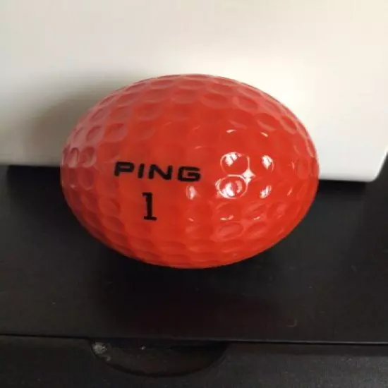 PING GOLF BALL RED/WHITE Ping #1 Merry Christmas Bells Wreath