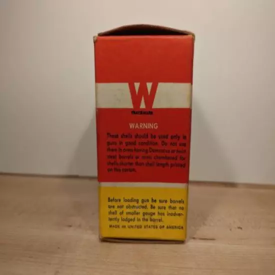 VINTAGE WINCHESTER Ranger Super Target Load 12 Ga Empty Shotshell Box Only