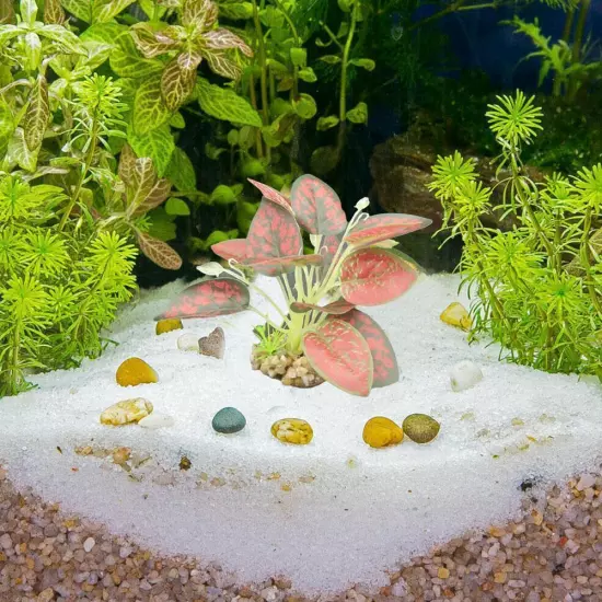 Artificial Waters Aquarium Silk Plastic Fish Tank Decoration K4C7