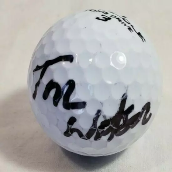 TOM WATSON signed Pinnacle Long Drive 3 Golf Ball autographed