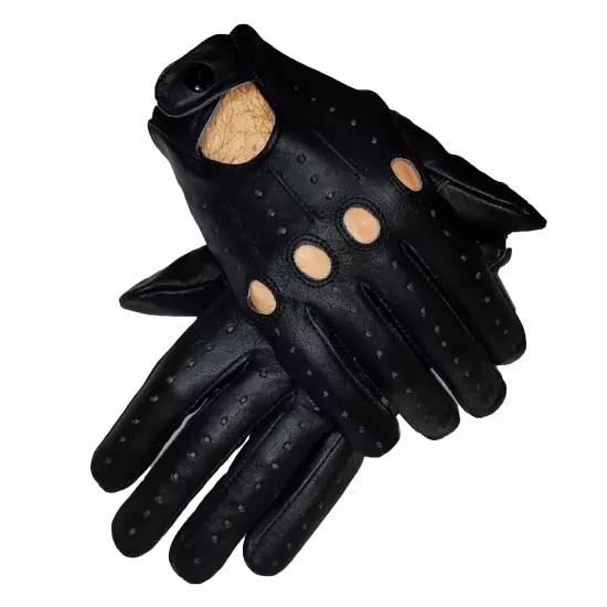 Genuine Leather Driving Gloves 