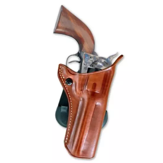 Leather OWB Paddel Holster Uberti Cattleman 1873, 22LR/ Magnum 4-3/4’’BBL #1844#