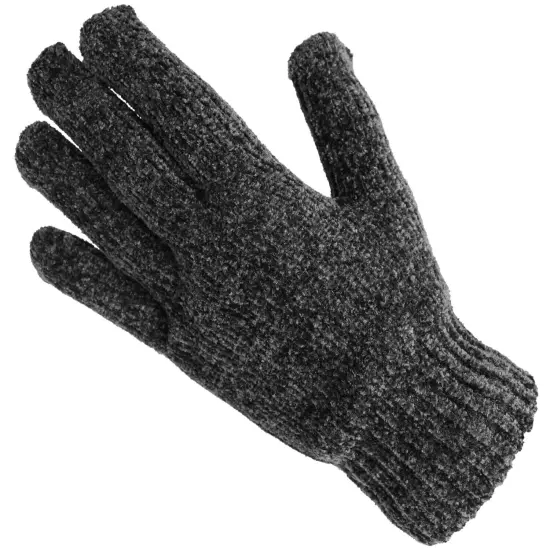 Women's Soft and Stretchy Chenille Basic Winter Magic Gloves