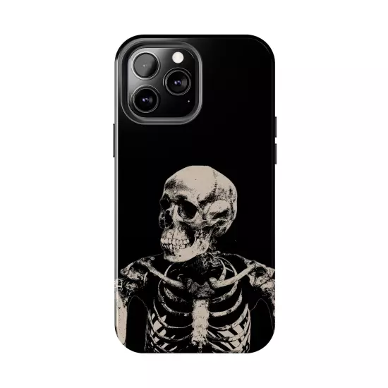 Dark Skeleton Skull Tough iPhone & Samsung Galaxy Cases Cover, Gift For Men