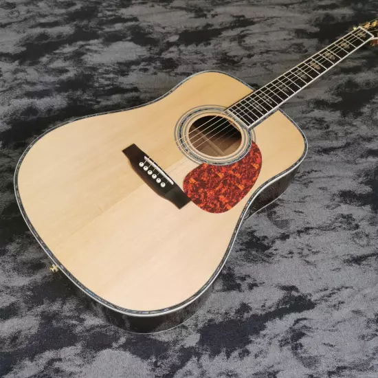 41 inch D45 mold solid wood profile top natural color acoustic guitar