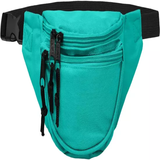 Fanny Pack w/ 3 Pockets Traveling Concealment Pouch Airport Money Bag