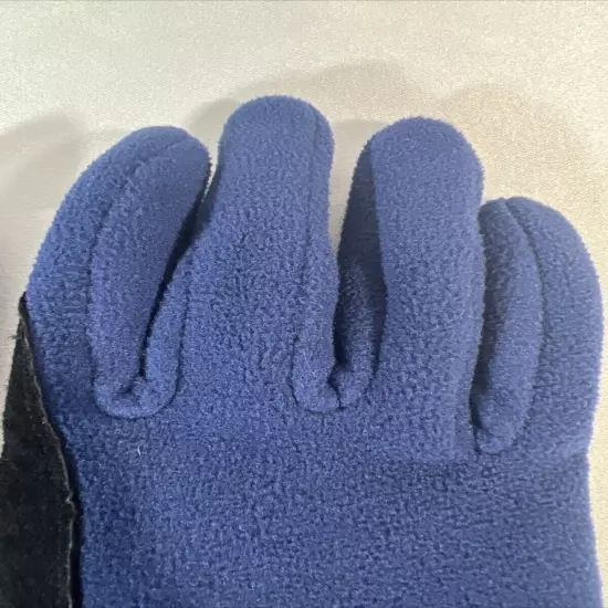 Head Men's Winter Gloves Insulated 100% Polyester Size Large Black Blue