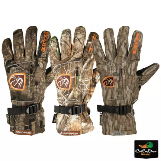 DRAKE NON-TYPICAL LST WATERPROOF CAMO HUNTING GLOVES