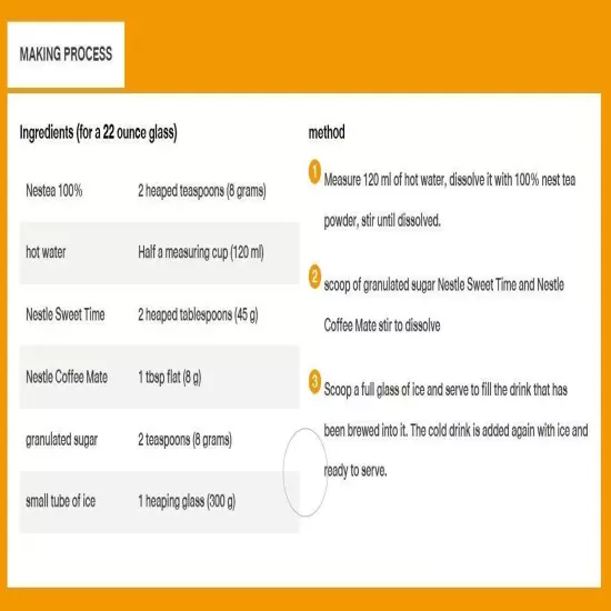 Nestea Unsweetened Instant Tea Drink Powder 200g.