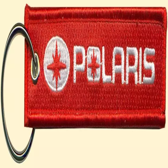 Polaris Embroidered Key Chain, for snowmobiles, off road, motorcycles, ATV 