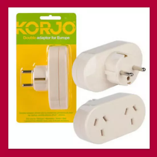 Travel Adapter Australia AU To Asia Bali Tahiti Noumea Middle East Europe Plug