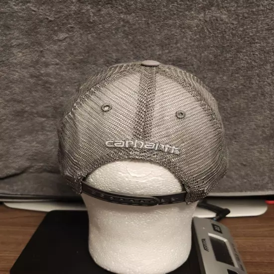 Carhartt Snap-Back Cap Cotton Mesh Gray Breathable OSFM