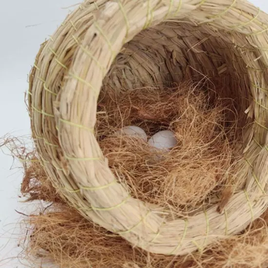 DIY Bird Nesting Material Jute Fiber Shred Nest for Parrot Finch Budgie Decor