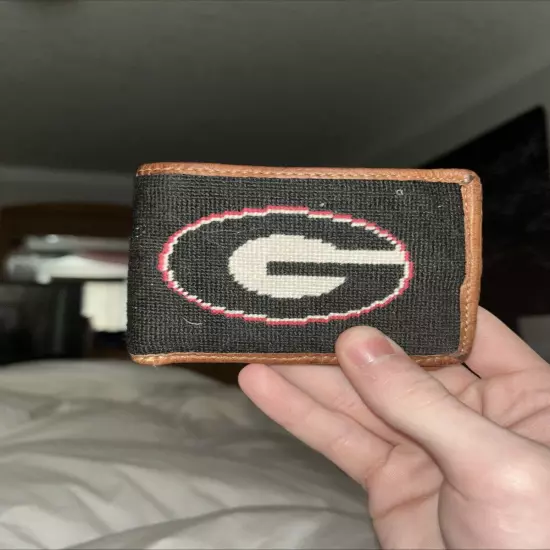 smathers & branson georgia bulldogs leather wallet