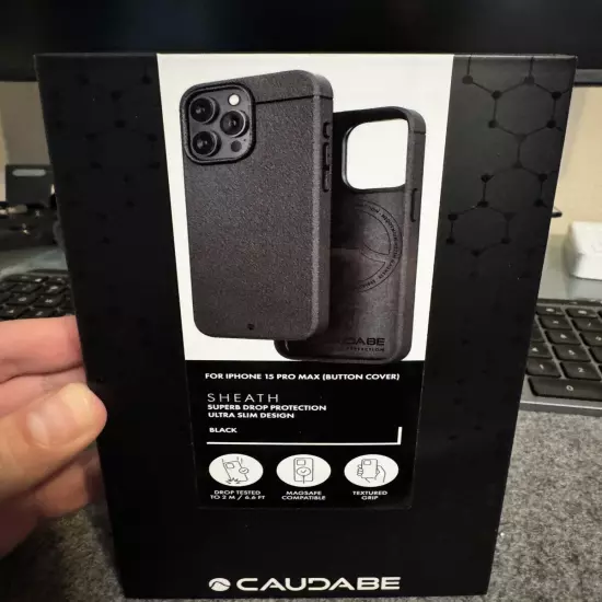 Caudabe Synthesis iPhone 15 Pro Max (button Cover) Sheath