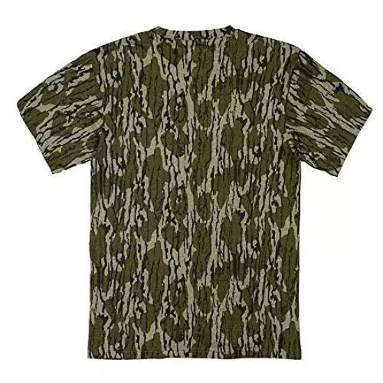 Mossy Oak Men's Standard Camo Hunting T-Shirt Short Sleeve Cotton, Original