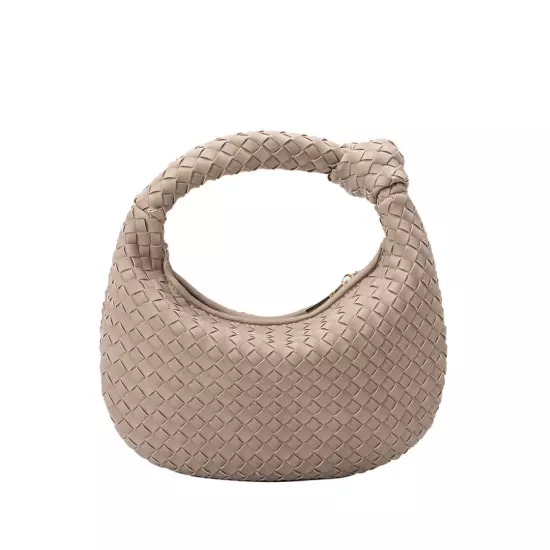 Melie Bianco Brigitte Satchel Mini Edition (Drew) Vegan Woven Knot Bag ANTHRO!