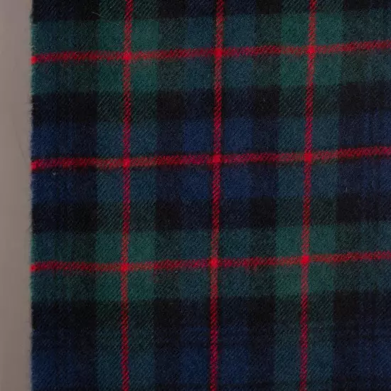 LOCAHRRON of Scotland 100% Lambswool Check Tartan Scarf 162cm x 24cm 64in x 9in