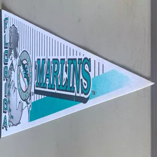 VINTAGE 1994 Florida Marlins Pennant 29.5”