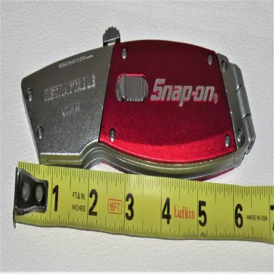 *NEW* Snap-on Tools RETRACTABLE UTILITY KNIFE UTK100 RAZOR KNIFE ~ ALUMINUM NEW!