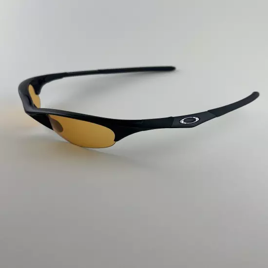 Oakley Half Jacket 1.0 Jet Black Frame Persimmon Orange Lens+Clear Gen 1