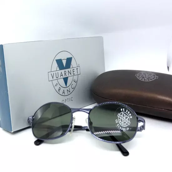 VUARNET 704 3704 GREY VINTAGE SUNGLASSES 90S PX 3000 FRANCE NEW IN BOX