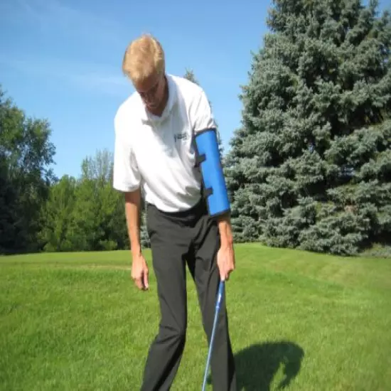 Golf Training Aid - Bending Your Arm, Get Help From The "Straight Arm"-standard 