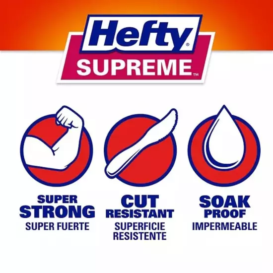 Hefty Supreme Disposable 3-Compartment Plates, 200 ct. | 10 1/4"