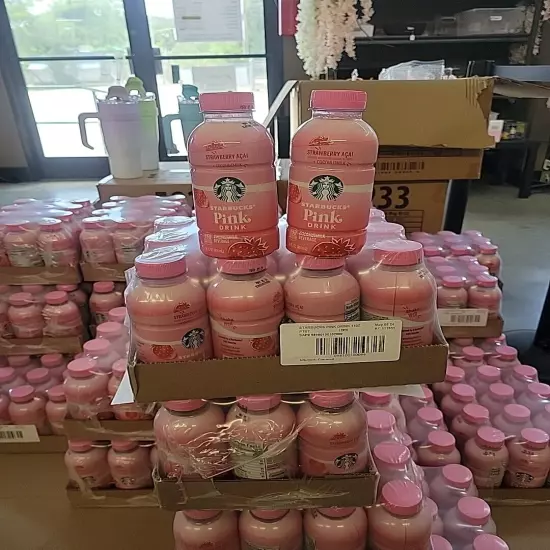 starbucks strawberry acai refresher 12 Pack