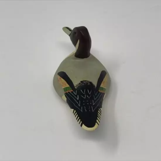 Ward Brothers Pintail Miniature Duck Decoy Joe Seme, Handpainted