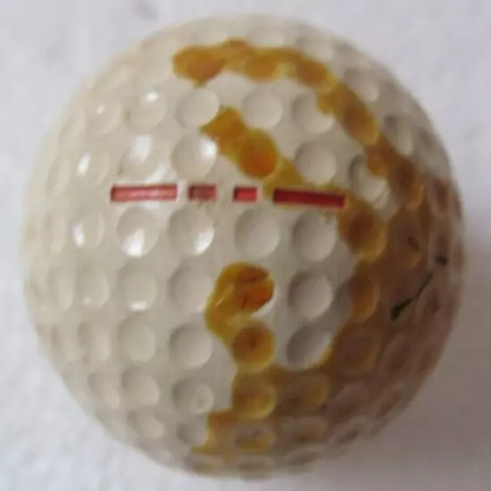 SPALDING DOT GOLF BALL-DASH DOT DOT DASH -SIGNED BY CONNECTICUT AM CHAMP 1949