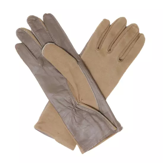 Nomex Summer Flight Gloves Flyer's Pilot Glove, Fire Resistant, Mil-Spec, Sage