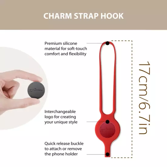 BONESTRAP HOOK Strap Smartphone Red