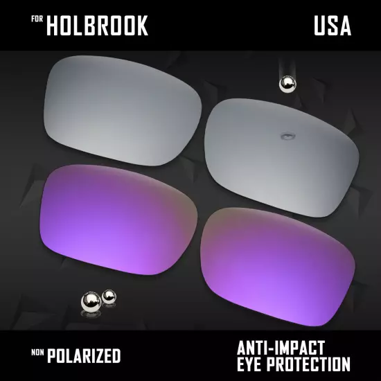 Anti Scratch Polarized Replacement Lenses for-Oakley Holbrook OO9102 Options