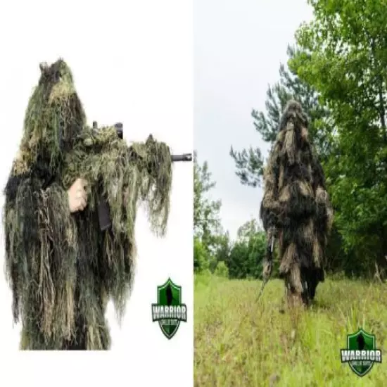 Arcturus Warrior Ghillie Suit - Military with Kids, Woodland 