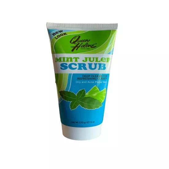 Queen Helene Mint Julep Scrub Facial Face Deep Cleans Oily Acne Skin