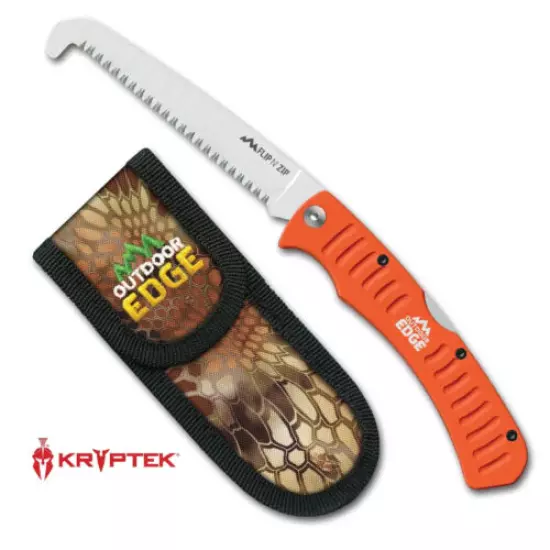 NEW Outdoor Edge Flip N' Zip Saw 4.5" Folding Saw Aluminum Handle FW-45