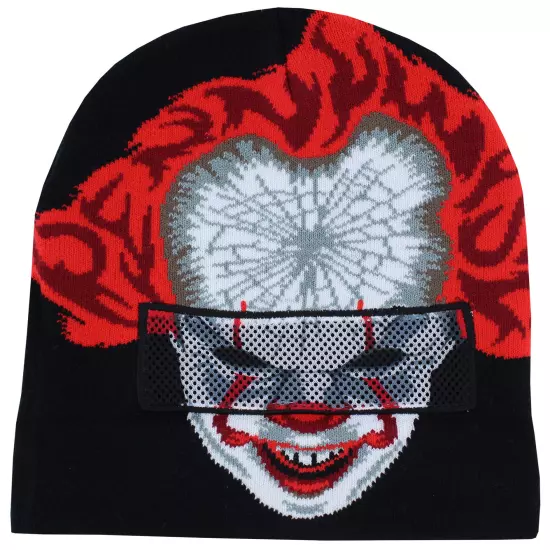 IT Pennywise Intarsia Dye Flip-down Knit Beanie